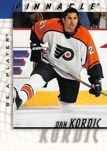 #158 Dan Kordic - Philadelphia Flyers - 1997-98 Pinnacle Be a Player Hockey