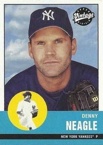 #158 Denny Neagle - New York Yankees - 2001 Upper Deck Vintage Baseball