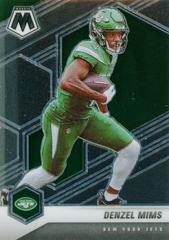 #158 Denzel Mims - New York Jets - 2021 Panini Mosaic Football