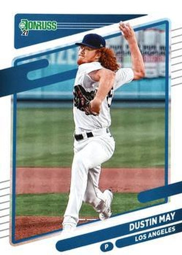 #158 Dustin May - Los Angeles Dodgers - 2021 Donruss Baseball