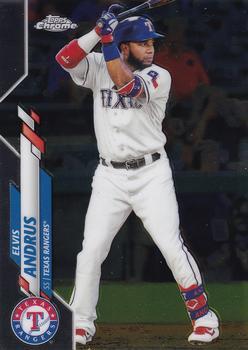 #158 Elvis Andrus - Texas Rangers - 2020 Topps Chrome Baseball