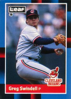 #158 Greg Swindell - Cleveland Indians - 1988 Leaf Baseball