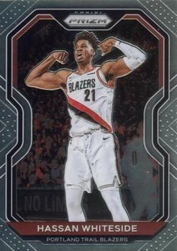 #158 Hassan Whiteside - Portland Trail Blazers - 2020-21 Panini Prizm Basketball