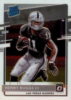 #158 Henry Ruggs III - Las Vegas Raiders - 2020 Donruss Optic Football