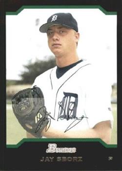 #158 Jay Sborz - Detroit Tigers - 2004 Bowman Baseball