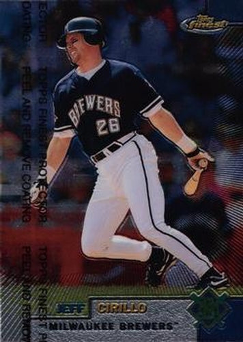 #158 Jeff Cirillo - Milwaukee Brewers - 1999 Finest Baseball