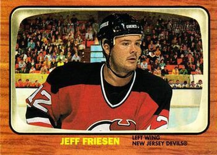 #158 Jeff Friesen - New Jersey Devils - 2002-03 Topps Heritage Hockey