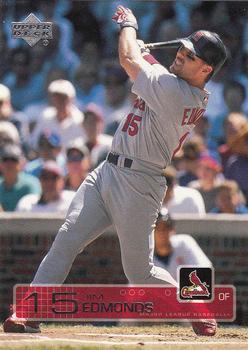#158 Jim Edmonds - St. Louis Cardinals - 2003 Upper Deck Baseball