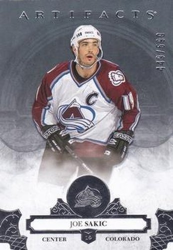 #158 Joe Sakic - Colorado Avalanche - 2017-18 Upper Deck Artifacts Hockey