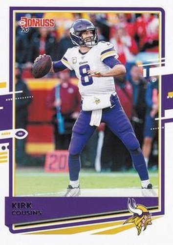 #158 Kirk Cousins - Minnesota Vikings - 2020 Donruss Football
