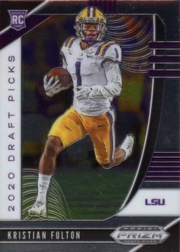 #158 Kristian Fulton- LSU Tigers - 2020 Panini Prizm Draft Picks Football