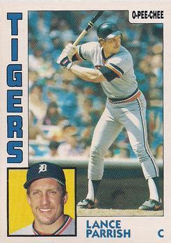 #158 Lance Parrish - Detroit Tigers - 1984 O-Pee-Chee Baseball
