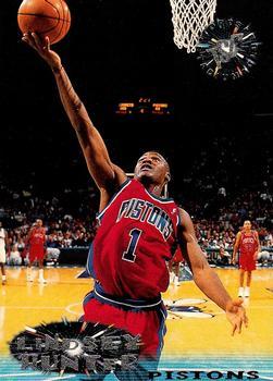 #158 Lindsey Hunter - Detroit Pistons - 1995-96 Stadium Club Basketball