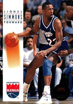#158 Lionel Simmons - Sacramento Kings - 1993-94 SkyBox Premium Basketball