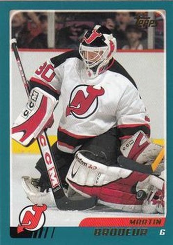 #158 Martin Brodeur - New Jersey Devils - 2003-04 Topps Hockey