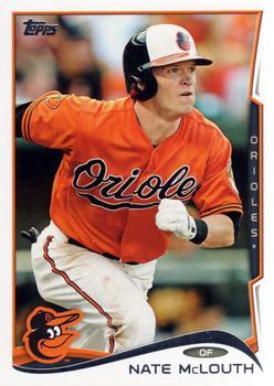 #158 Nate McLouth - Baltimore Orioles - 2014 Topps Baseball