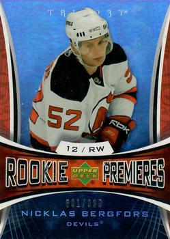 #158 Nicklas Bergfors - New Jersey Devils - 2007-08 Upper Deck Trilogy Hockey