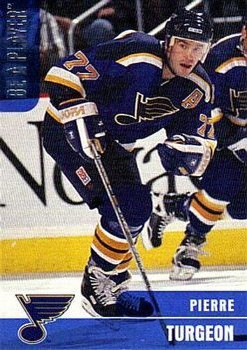 #158 Pierre Turgeon - St. Louis Blues - 1999-00 Be a Player Memorabilia Hockey