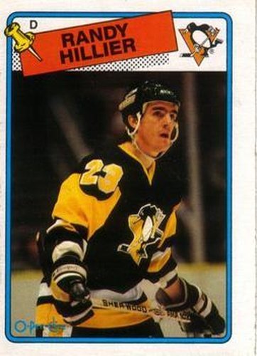 #158 Randy Hillier - Pittsburgh Penguins - 1988-89 O-Pee-Chee Hockey