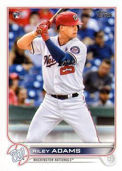 #158 Riley Adams - Washington Nationals - 2022 Topps Baseball