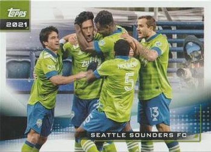 #158 Seattle Sounders - Seattle Sounders FC - 2021 Topps MLS Soccer