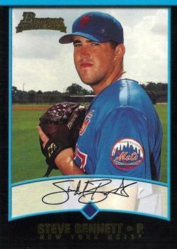 #158 Steve Bennett - New York Mets - 2001 Bowman Baseball
