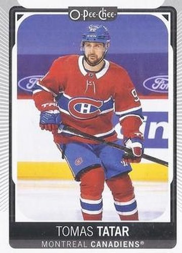 #158 Tomas Tatar - Montreal Canadiens - 2021-22 O-Pee-Chee Hockey