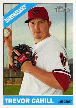 #158 Trevor Cahill - Arizona Diamondbacks - 2015 Topps Heritage Baseball