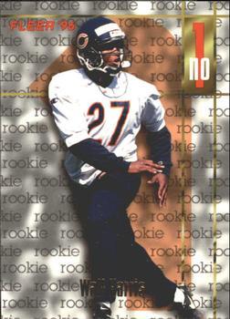 #158 Walt Harris - Chicago Bears - 1996 Fleer Football