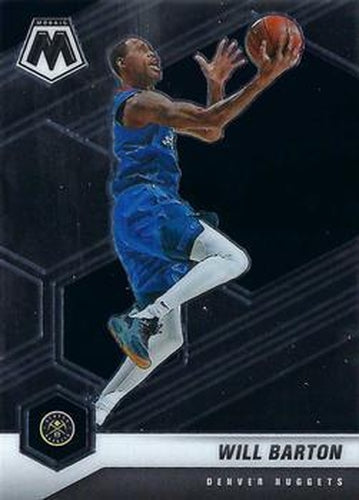#158 Will Barton - Denver Nuggets - 2020-21 Panini Mosaic Basketball