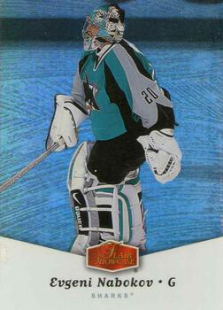 #158 Evgeni Nabokov - San Jose Sharks - 2006-07 Flair Showcase Hockey