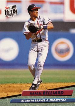 #158 Rafael Belliard - Atlanta Braves - 1992 Ultra Baseball