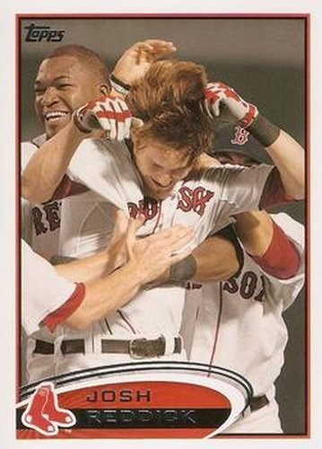 #158 Josh Reddick - Boston Red Sox - 2012 Topps Baseball