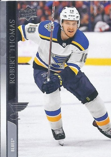 #158 Robert Thomas - St. Louis Blues - 2020-21 Upper Deck Hockey