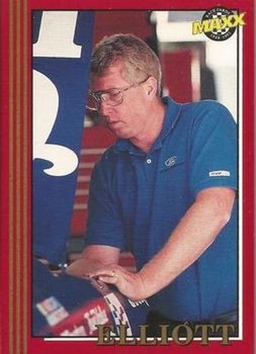 #158 Ernie Elliott - Melling Racing - 1992 Maxx Racing