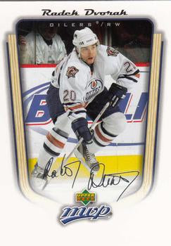#158 Radek Dvorak - Edmonton Oilers - 2005-06 Upper Deck MVP Hockey