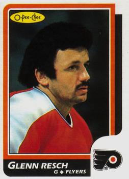 #158 Glenn Resch - Philadelphia Flyers - 1986-87 O-Pee-Chee Hockey