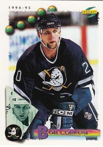 #158 Bob Corkum - Anaheim Mighty Ducks - 1994-95 Score Hockey