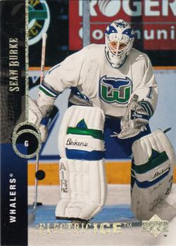 #158 Sean Burke - Hartford Whalers - 1994-95 Upper Deck Hockey - Electric Ice