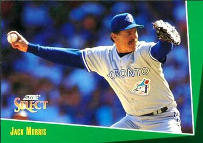 #158 Jack Morris - Toronto Blue Jays - 1993 Select Baseball