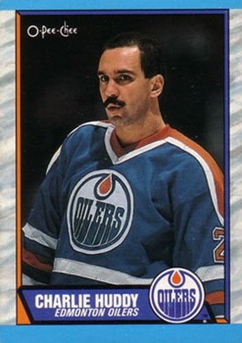 #158 Charlie Huddy - Edmonton Oilers - 1989-90 O-Pee-Chee Hockey