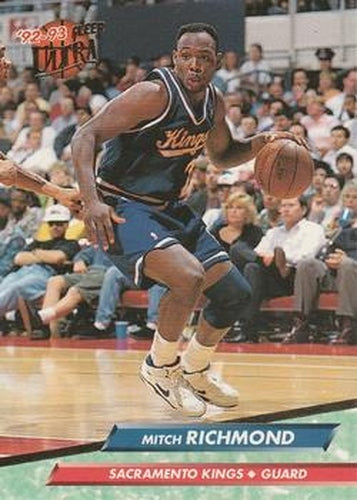 #158 Mitch Richmond - Sacramento Kings - 1992-93 Ultra Basketball