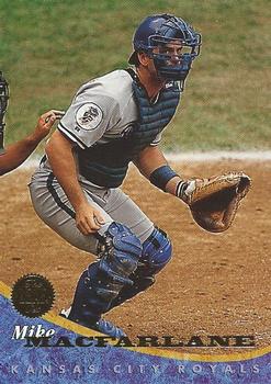 #159 Mike Macfarlane - Kansas City Royals - 1994 Leaf Baseball