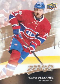 #159 Tomas Plekanec - Montreal Canadiens - 2017-18 Upper Deck MVP Hockey