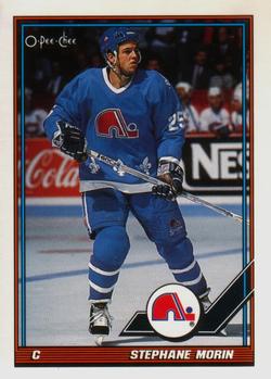 #159 Stephane Morin - Quebec Nordiques - 1991-92 O-Pee-Chee Hockey