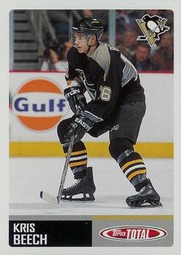#159 Kris Beech - Pittsburgh Penguins - 2002-03 Topps Total Hockey