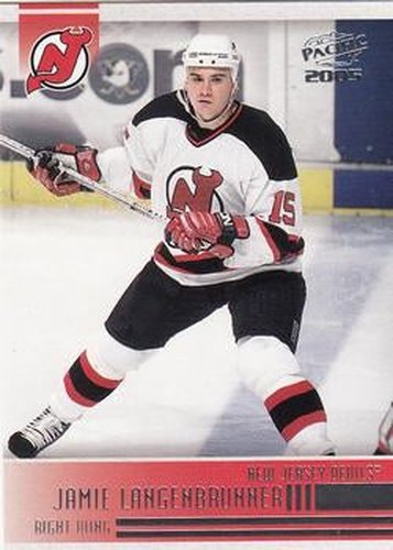 #159 Jamie Langenbrunner - New Jersey Devils - 2004-05 Pacific Hockey