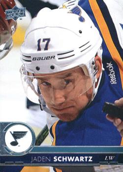 #159 Jaden Schwartz - St. Louis Blues - 2017-18 Upper Deck Hockey