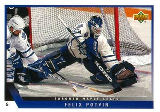 #159 Felix Potvin - Toronto Maple Leafs - 1993-94 Upper Deck Hockey