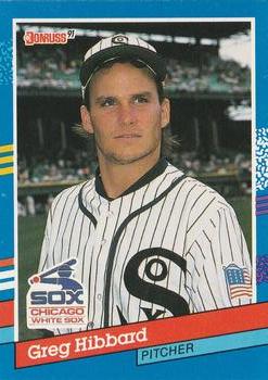 #159 Greg Hibbard - Chicago White Sox - 1991 Donruss Baseball